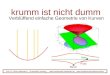 Krumm ist nicht dumm Verblüffend einfache Geometrie von Kurven Prof. Dr. Dörte Haftendorn, Universität Lüneburg, , 