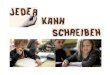 Leitidee des Deutschunterrichts ist die Entwicklung einer Erzähl- und Gesprächskultur sowie einer Lese- und Schreib-Kultur