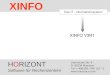 HORIZONT 1 XINFO ® Das IT - Informationssystem XINFO V3R1 HORIZONT Software für Rechenzentren Garmischer Str. 8 D- 80339 München Tel ++49(0)89 / 540 162
