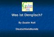 Was ist Denglisch? By Dustin Noll Deutschlandkunde