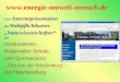 Www.energie-umwelt-mensch.de Eine Internetpräsentation des Wahlpflichtkurses Naturwissenschaften der Verbundenen Regionalen Schule und Gymnasiums Tisa