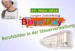 27. März 2014. Das Finanzministerium beteiligt sich auch in diesem Jahr am BoysDay Jungen-Zukunftstag. Es bietet im Rahmen dieses Aktionstages Jungen