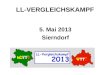 LL-VERGLEICHSKAMPF 5. Mai 2013 Sierndorf. LL-VERGLEICHSKAMPF Programm: ab 14:00 Uhr Halleneröffnung ab 15:00 UhrEröffnungszeremonie Begrüßung Vorstellung