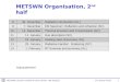 18. Januar 2013 METSWN, Susanne Crewell & Ulrich Löhnert, WS 2012/13 METSWN Organisation, 2 nd half 1 830. NovemberRadiation introduction (UL) 97. DecemberEM