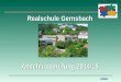 Realschule Gernsbach Abschlussprüfung 2014/15 Schüler