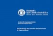 Institut für Sportgeschichte Institute of Sport History Entwicklung des Freizeit-/Breitensports in Deutschland