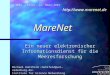 MareNet Ein neuer elektronischer Informationsdienst für die Meeresforschung IuK 2001 - Trier, 12. März 2001 Michael Hohlfeld Institute for Science Networking