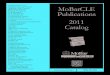 MoBarCLE 2011 Publications Catalog