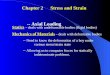 Chapter 2 Stress and Strain --- Axial Loading