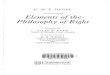 Hegel Elements of the Philosophy of Right