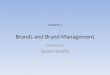 Chapter1 - Brands and Brand Management