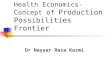 PPF in Health Economics