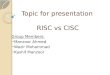 Presentation RISC vs CISC