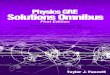 Physics GRE Solutions Omnibus
