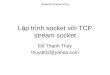Lập trình socket với TCP