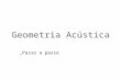 Geometria Acústica-passoapasso