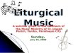Liturgical Music Seminar