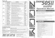 Manual Zoom 505 II