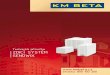 KM Beta - Technická příručka - zdící systém sendwix