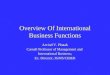 Overview of International Business Functions