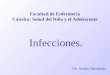 Facultad de Enfermería Cátedra: Salud del Niño y el Adolescente Infecciones. Lic. Sandro Hernández