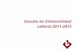 Estudio de Siniestralidad Laboral 2011-2013. Índice 1 - Introducción 1 - Introducción 2 - Accidentes de trabajo con baja 3 - Enfermedades profesionales
