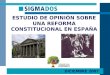 ESTUDIO DE OPINIÓN SOBRE UNA REFORMA CONSTITUCIONAL EN ESPAÑA DICIEMBRE 2007