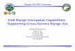 DoD Range Geospatial Capabilities Supporting Cross-Service Range Use