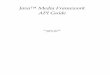 Java™ Media Framework API Guide