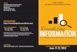 Visualizing Information Workshop, New York City, June 11-12, 2013