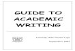 Academic Writing Guide Complete Draft