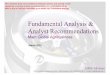Fundamental Analysis & Analysts Recommendations - Global Agribusiness Sector