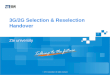 3G&2G Selection & Reselection Handover.ppt