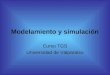 Modelamiento y simulación Curso TGS Universidad de Valparaíso