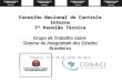 Conselho Nacional de Controle Interno 7ª Reunião Técnica Grupo de Trabalho sobre Sistema de Integridade dos Estados Brasileiros Vitória, 27 e 28 de Junho