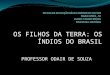 OS FILHOS DA TERRA: OS ÍNDIOS DO BRASIL PROFESSOR ODAIR DE SOUZA