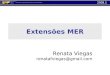2008.1 Extensões MER Renata Viegas renatafviegas@gmail.com