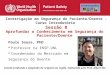 Paulo Sousa, PhD Professor na ENSP-UNL Coordenador do Mestrado em Segurança do Doente Investigação em Segurança do Paciente/Doente - Curso Introdutório