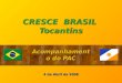 CRESCE BRASIL Tocantins Acompanhamento do PAC 4 de Abril de 2008