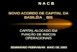NOVO ACORDO DE CAPITAL DA BASILÉIA _ BIS CAPITAL ALOCADO EM FUNÇÃO DE RISCOS OPERACIONAIS N A C B SEMINÁRIO FEBRABAN MAIO DE 2003