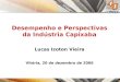 Desempenho e Perspectivas da Indústria Capixaba Lucas Izoton Vieira Vitória, 20 de dezembro de 2006