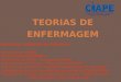 TEORIAS DE ENFERMAGEM Emerson Roberto de Oliveira Estomaterapia-UFMG Gerontologia-UNIGRANRIO Enfermeiro do NUGG - Geriatria-HC/UFMG Teleconsultor em feridas