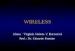 WIRELESS Aluna : Virgínia Helena V. Baroncini Prof.: Dr. Eduardo Parente