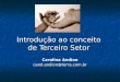 Introdução ao conceito de Terceiro Setor Carolina Andion carol.andion@terra.com.br