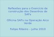 Reflexões para o Exercício de construção dos Desenhos de SAFs Oficina SAFs na Operação Arco Verde Felipe Ribeiro – julho 2010