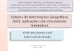 Sistema de Informações Geográficas (SIG): aplicações com simuladores hidráulicos Erick dos Santos Leal Ester Luiz de Araújo Erick dos Santos Leal Ester