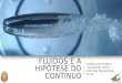 FLUIDOS E A HIPÓTESE DO CONTÍNUO Estática dos Fluidos e Escoamento Interno Prof. Eng. Marcelo Silva, M. Sc