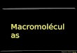 Bioquímica – Prof. Dr. Marcelo Soares Macromoléculas