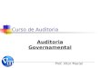 Curso de Auditoria Auditoria Governamental Prof. Vitor Maciel