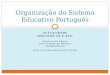 ACTUALIDADE (SÉCULOS XX E XXI) NUNO SILVA FRAGA Universidade da Madeira nfraga@uma.pt  Organização do Sistema Educativo